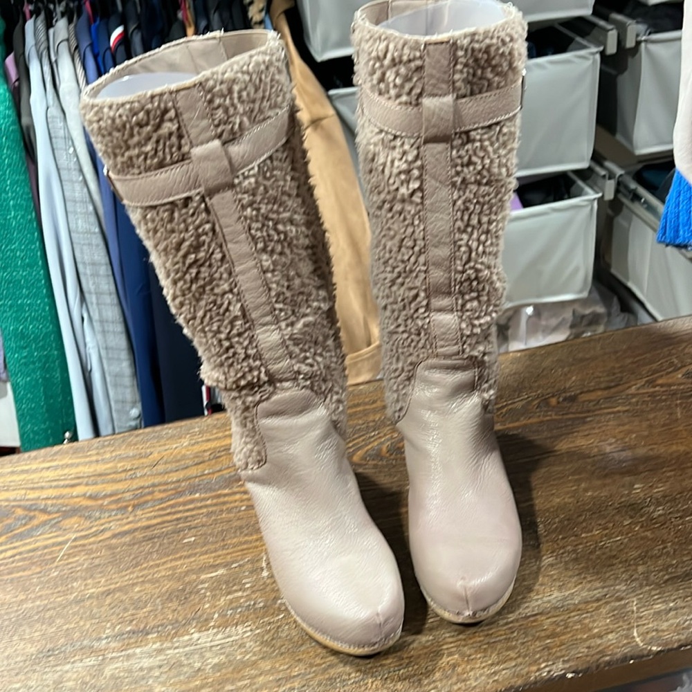 Kelsi Dagger sterling clog boot